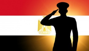 The Egyptian flag