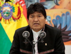 Evo Morales - Source : Courrier International